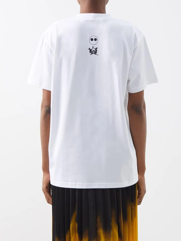 商品Thebe Magugu|X Thebe Magugu logo-print cotton-blend T-shirt,价格¥924,第5张图片详细描述