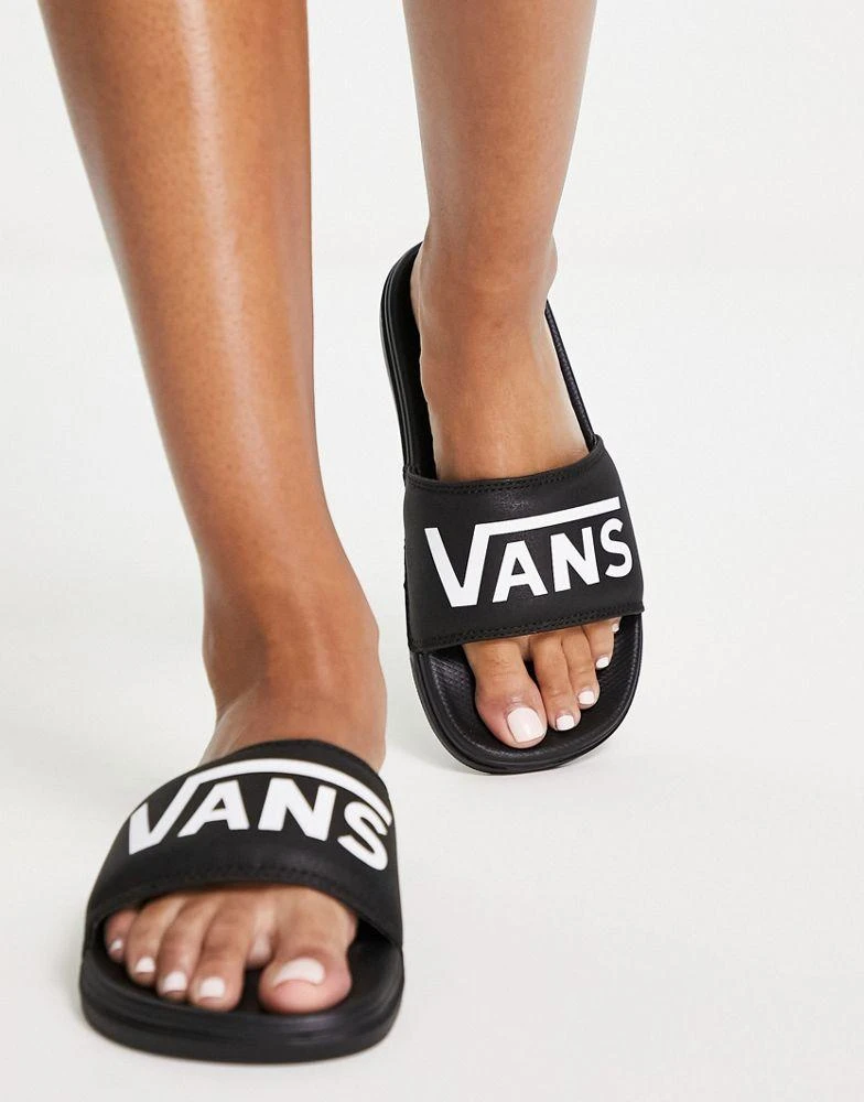 商品Vans|Vans La Costa sliders in black,价格¥283,第2张图片详细描述