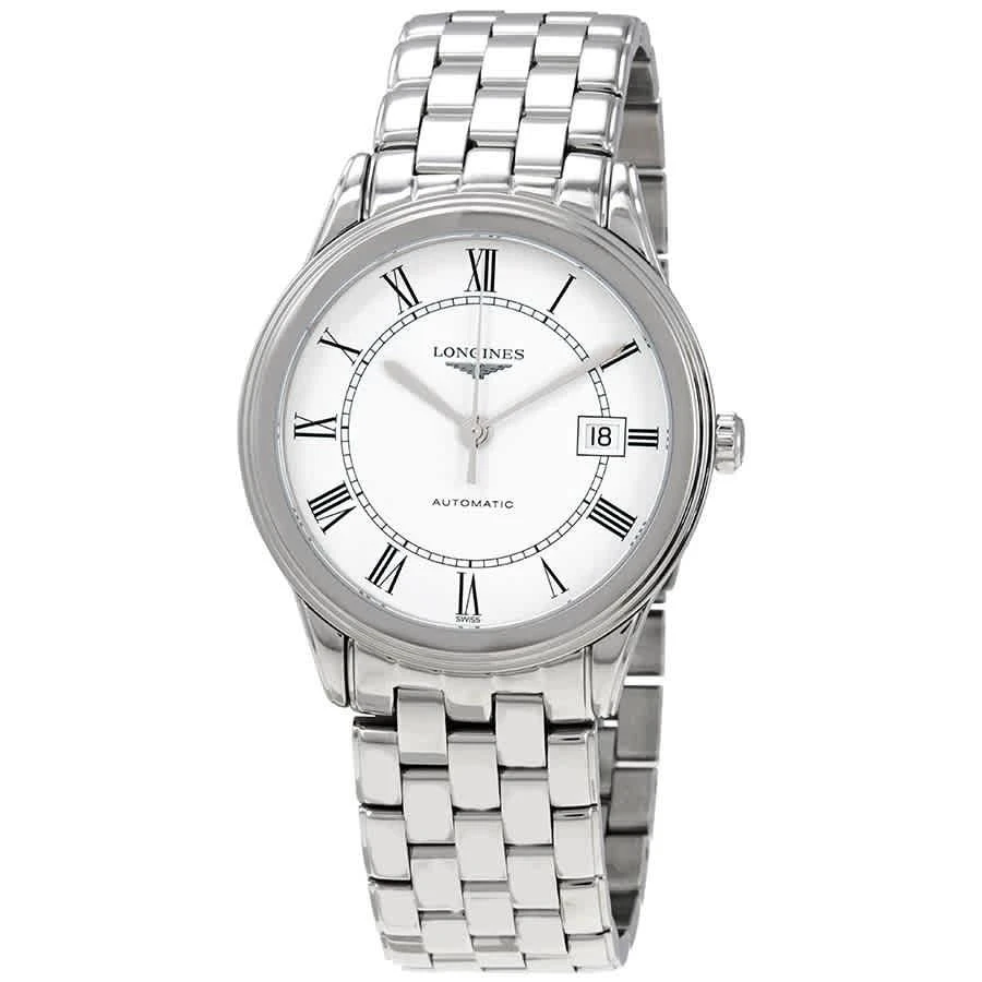 商品Longines|Flagship Automatic White Matte Dial Men's Watch L49744216,价格¥8804,第1张图片