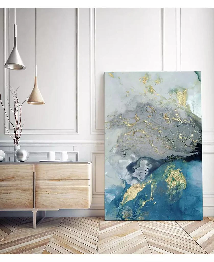 商品Giant Art|32" x 24" Ocean Splash I Museum Mounted Canvas Print,价格¥1682,第2张图片详细描述