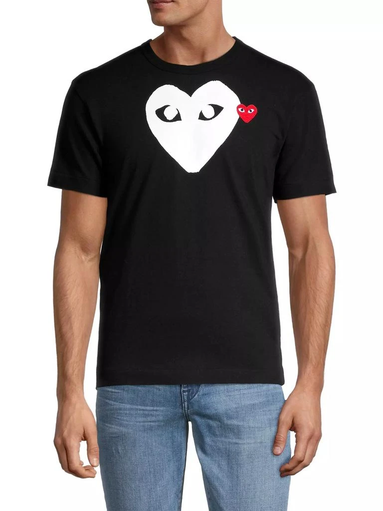 商品Comme des Garcons|Large Heart Cotton Tee,价格¥954,第3张图片详细描述