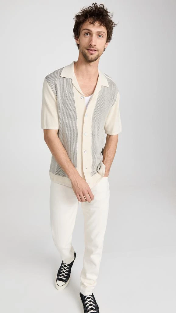 商品Rag & Bone|Harvey Knit Camp Shirt,价格¥601,第4张图片详细描述