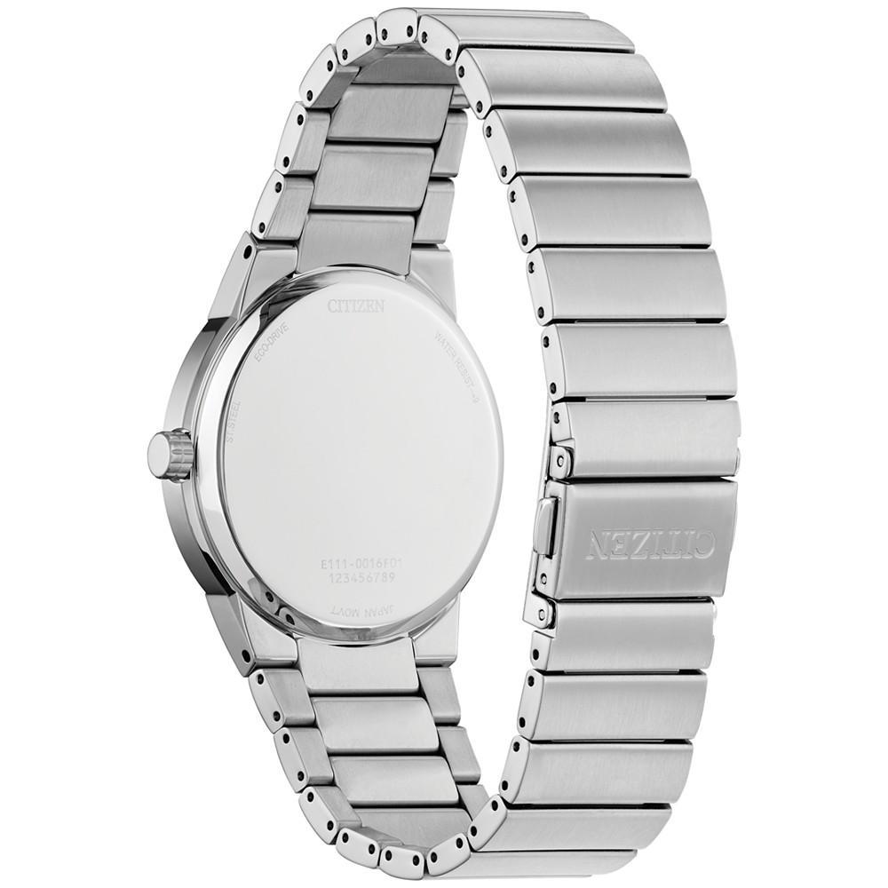 商品Citizen|Eco-Drive Men's Modern Axiom Stainless Steel Bracelet Watch 40mm,价格¥1769,第5张图片详细描述