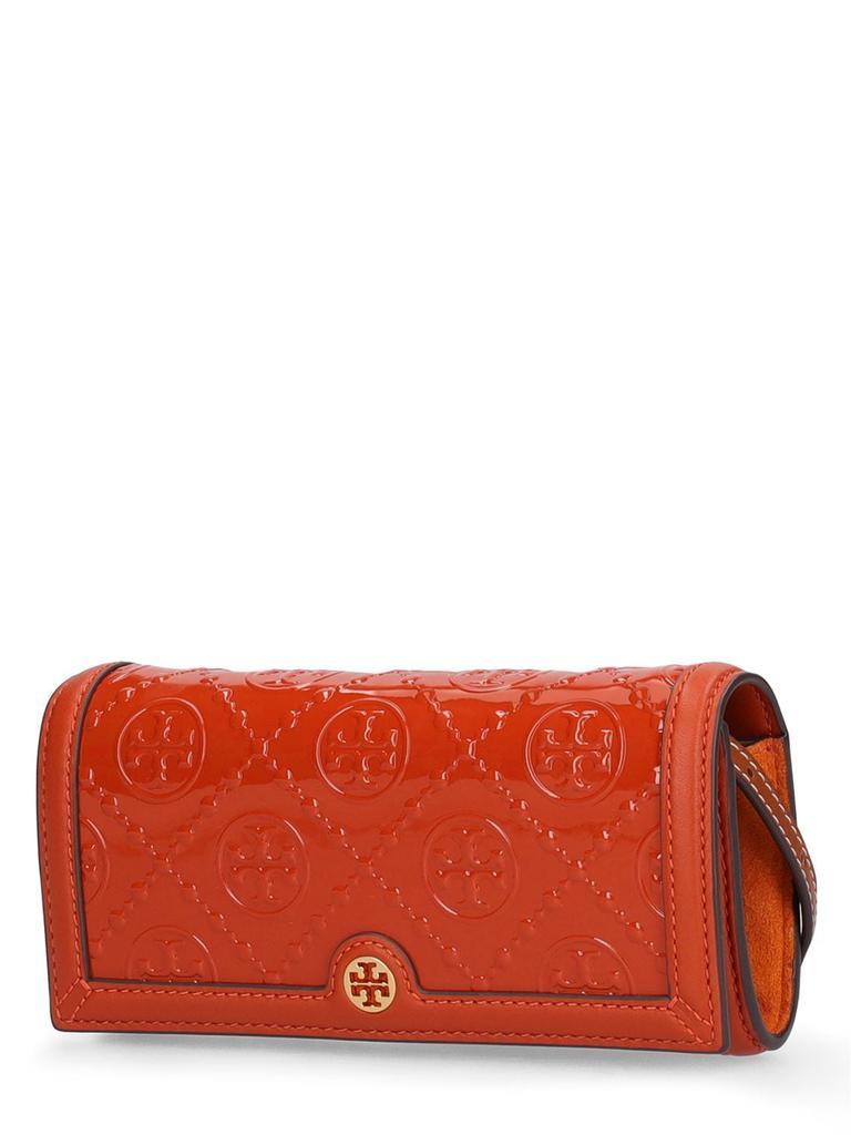 商品Tory Burch|T Monogram Leather Crossbody Wallet,价格¥4410,第4张图片详细描述