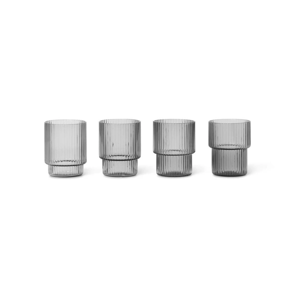 商品Ferm Living|Ripple Glass (Set of 4),价格¥285,第1张图片