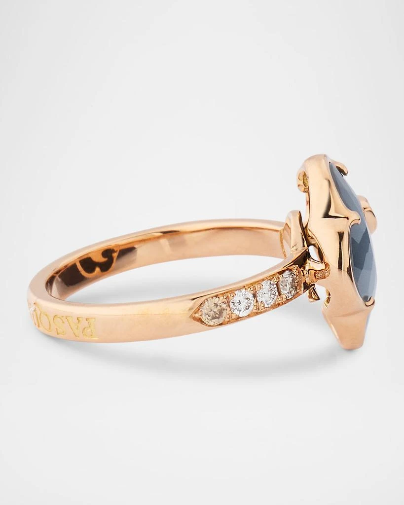 商品Pasquale Bruni|Ton Joli 18K Rose Gold Diamond and Moonstone-Onyx Statement Ring,价格¥21391,第4张图片详细描述