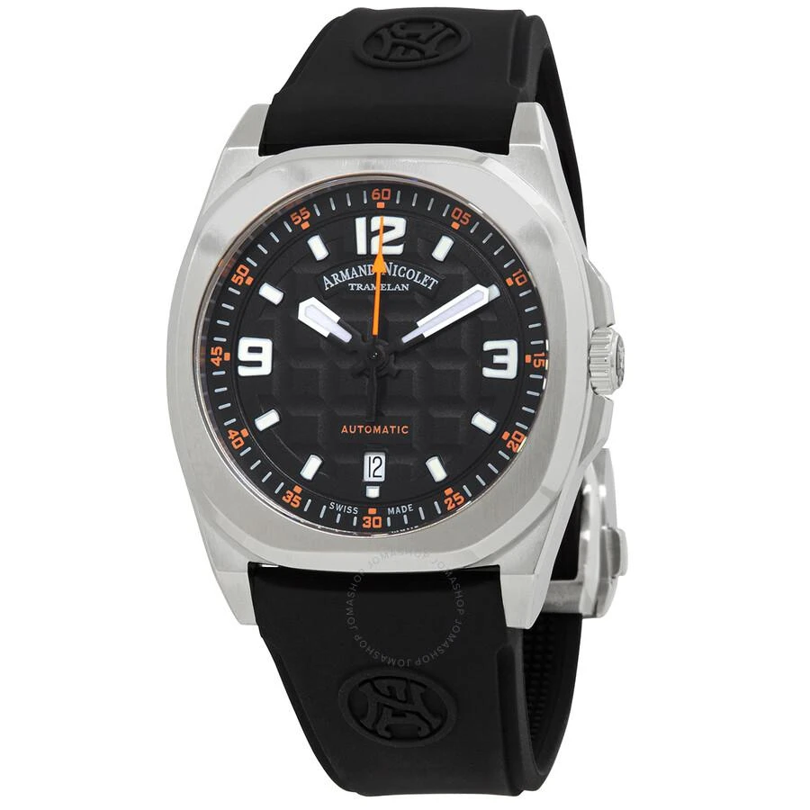 商品Armand Nicolet|JH9 Automatic Black Dial Men's Watch A660HAA-NO-GG4710N,价格¥5012,第1张图片