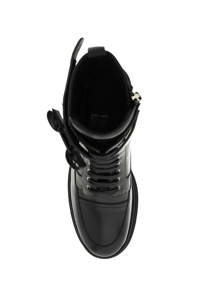商品Salvatore Ferragamo|Salvatore ferragamo leather boots with vara bow,价格¥5200,第2张图片详细描述