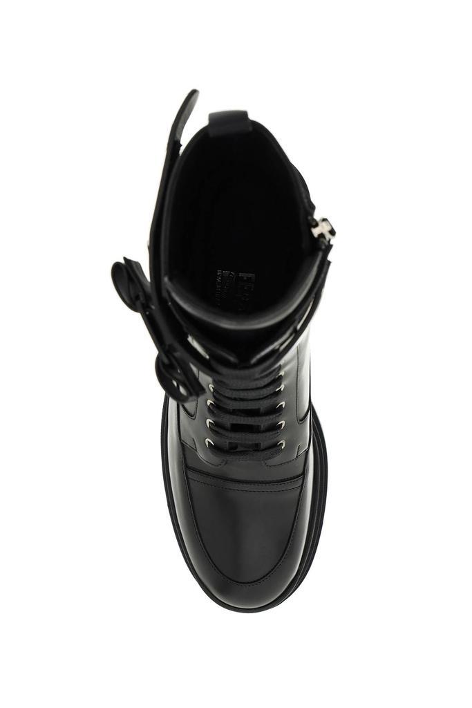 商品Salvatore Ferragamo|Salvatore ferragamo leather boots with vara bow,价格¥6000,第4张图片详细描述