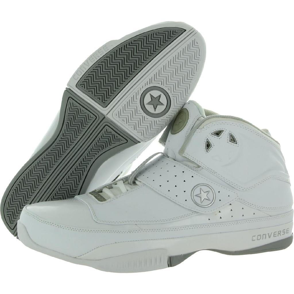 商品Converse|Converse Mens 099 Mid Faux Leather Sport Athletic and Training Shoes,价格¥403,第5张图片详细描述