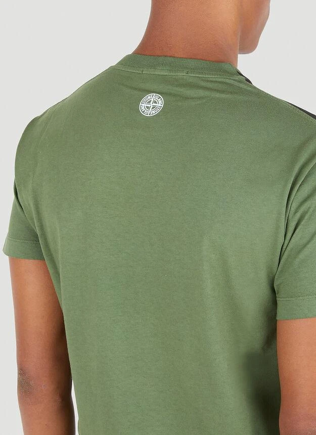 商品Stone Island|Logo Print T-Shirt in Green,价格¥1655,第5张图片详细描述