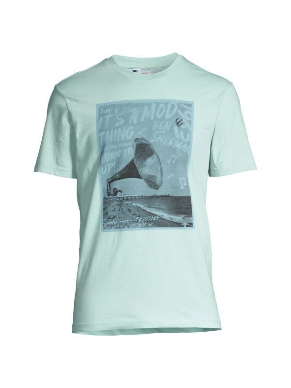 商品Ben Sherman|Brighton Gramophone Graphic Tee,价格¥81,第3张图片详细描述