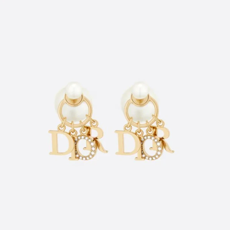 DIOR 迪奥 TRIBALES 耳环 D.I.O.R.标志 字母吊饰 E1411 商品