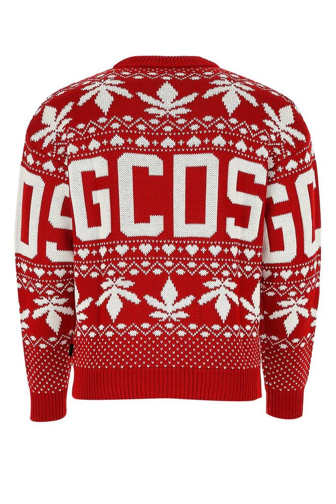 商品GCDS|GCDS Christmas Logo Intarsia Crewneck Sweater,价格¥1561,第2张图片详细描述