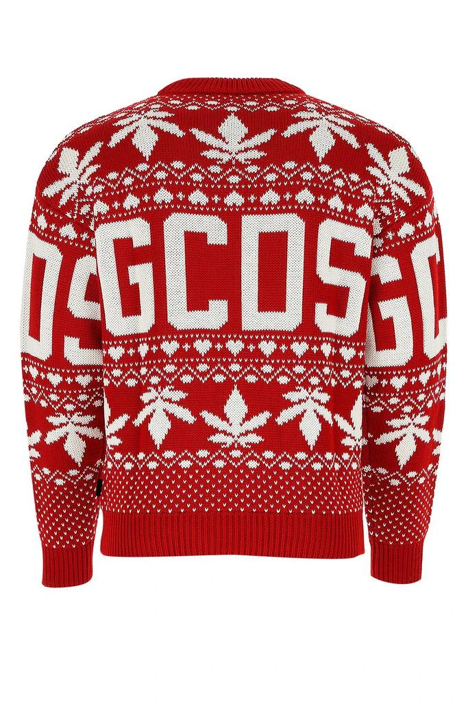 商品GCDS|GCDS Christmas Logo Intarsia Crewneck Sweater,价格¥1541,第2张图片详细描述