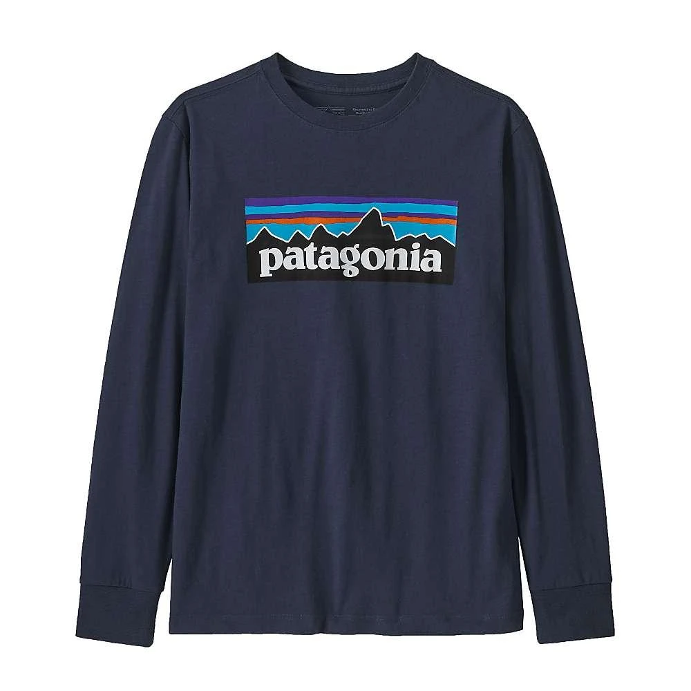 商品Patagonia|Patagonia Kids' Regenerative Organic Certified Cotton P-6 LS T-Shirt,价格¥322,第1张图片