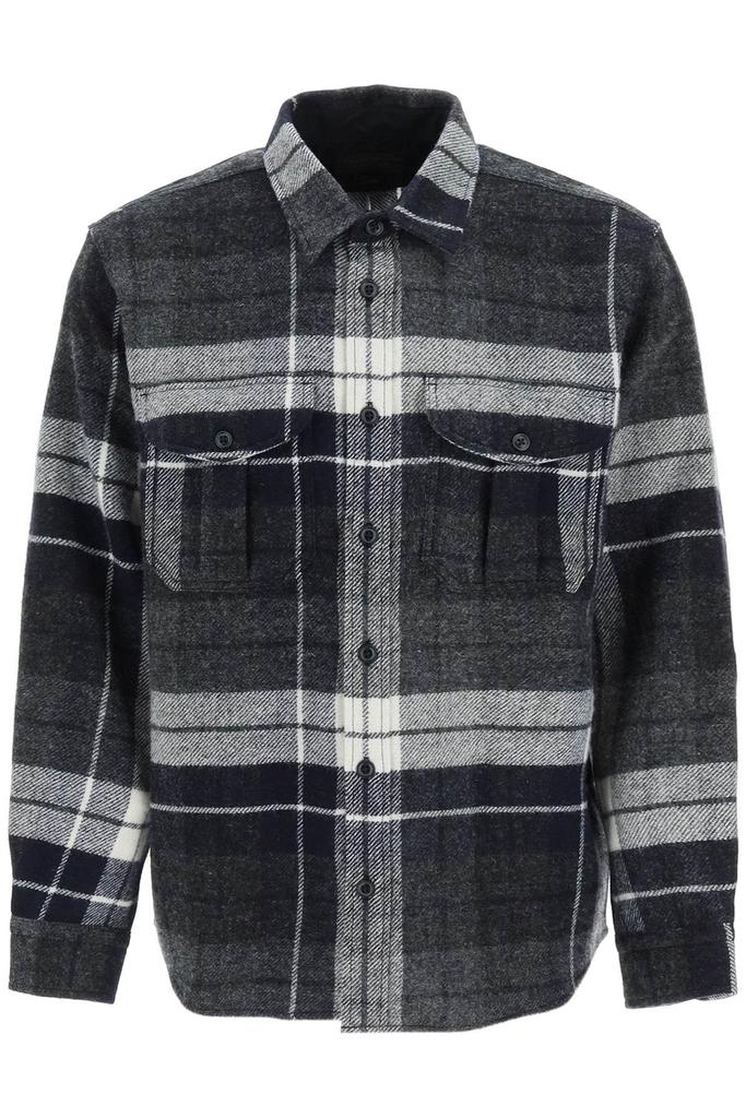 CHECK VIRGIN WOOL FLANNEL SHIRT商品第1张图片规格展示