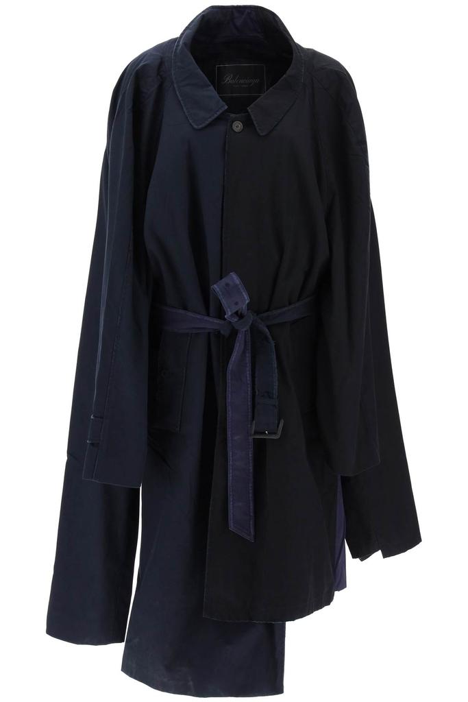 【関税＆送料込み】Balenciaga Wool Double-Breasted Jacket Wool-blend double-breasted blazer in black - Balenciaga