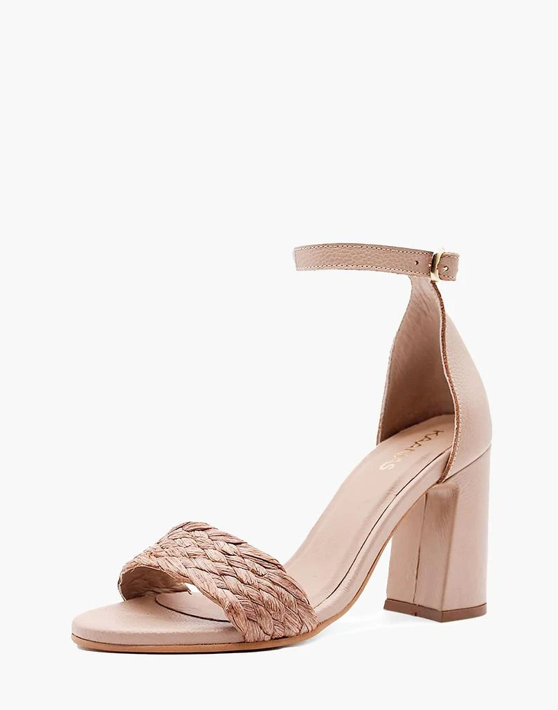 商品Madewell|KAANAS Dumai Raffia Strap Heel,价格¥952,第2张图片详细描述