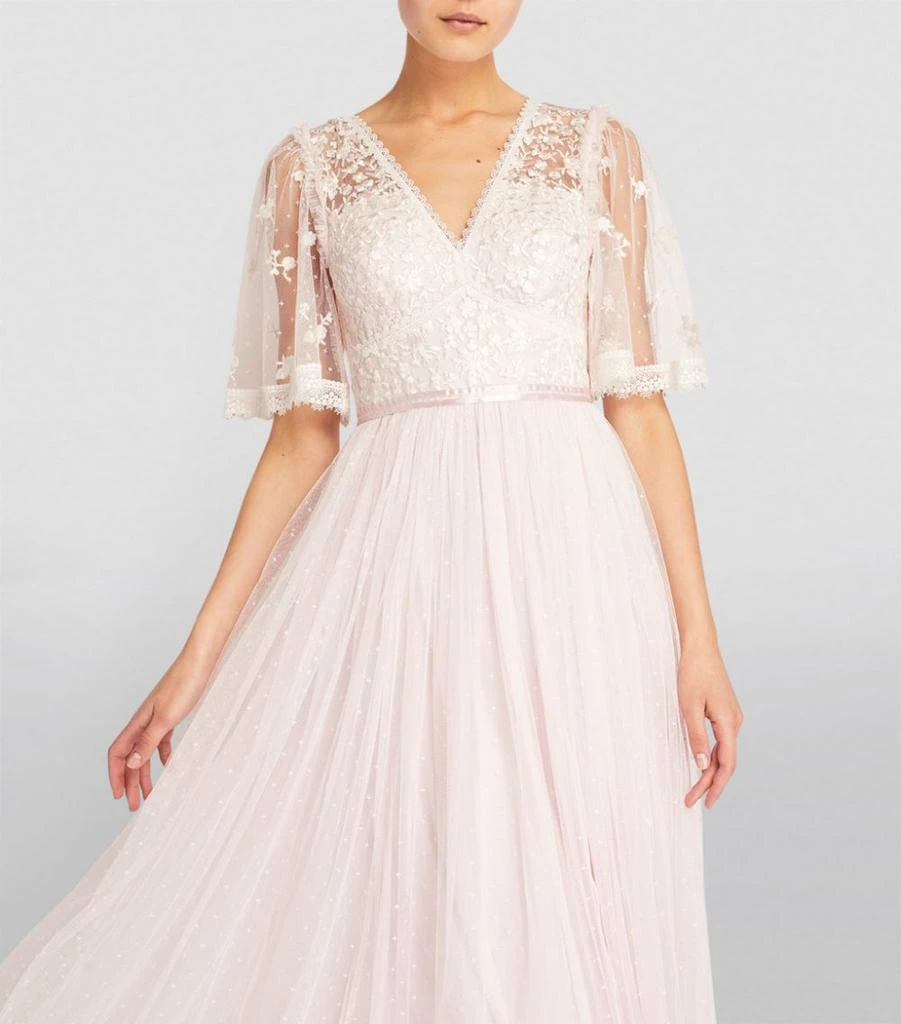 Sweetheart Lace Bodice Midi Dress 商品