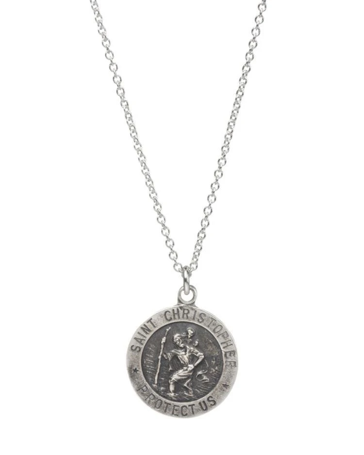商品Dogeared|St. Christopher Necklace, 16",价格¥249,第2张图片详细描述