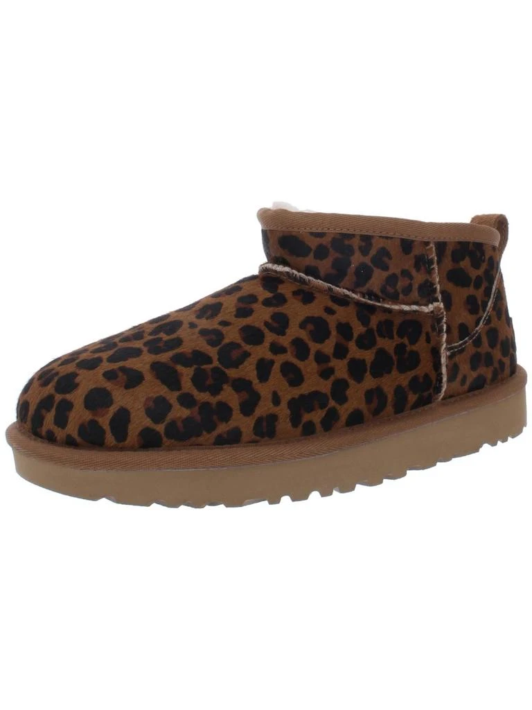 商品UGG|Classic Ultra Mini  Womens Calf Hair Booties Shearling Boots,价格¥554,第1张图片