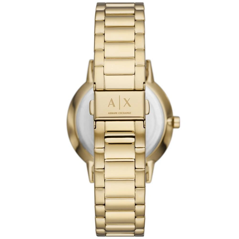 商品Armani Exchange|Men's Multifunction Gold-Tone Stainless Steel Bracelet Watch,价格¥1066,第3张图片详细描述