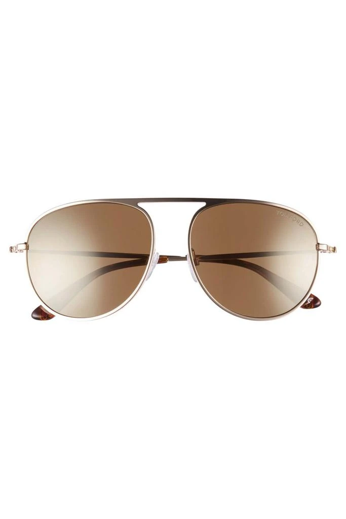 商品Tom Ford|59mm Aviator Sunglasses,价格¥1211,第4张图片详细描述