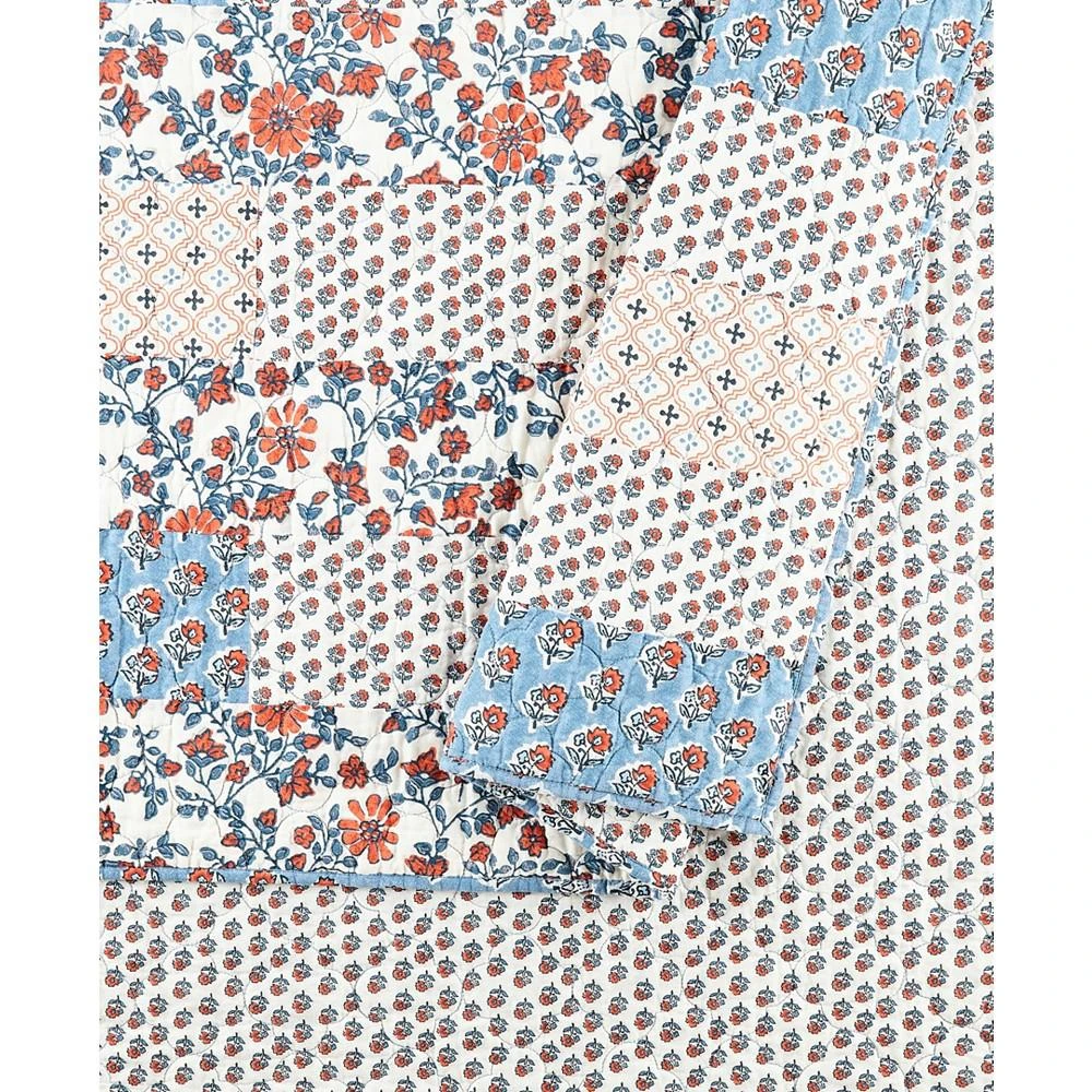 商品Jessica Simpson|CLOSEOUT! Tallulah Floral King Quilt,价格¥2069,第3张图片详细描述