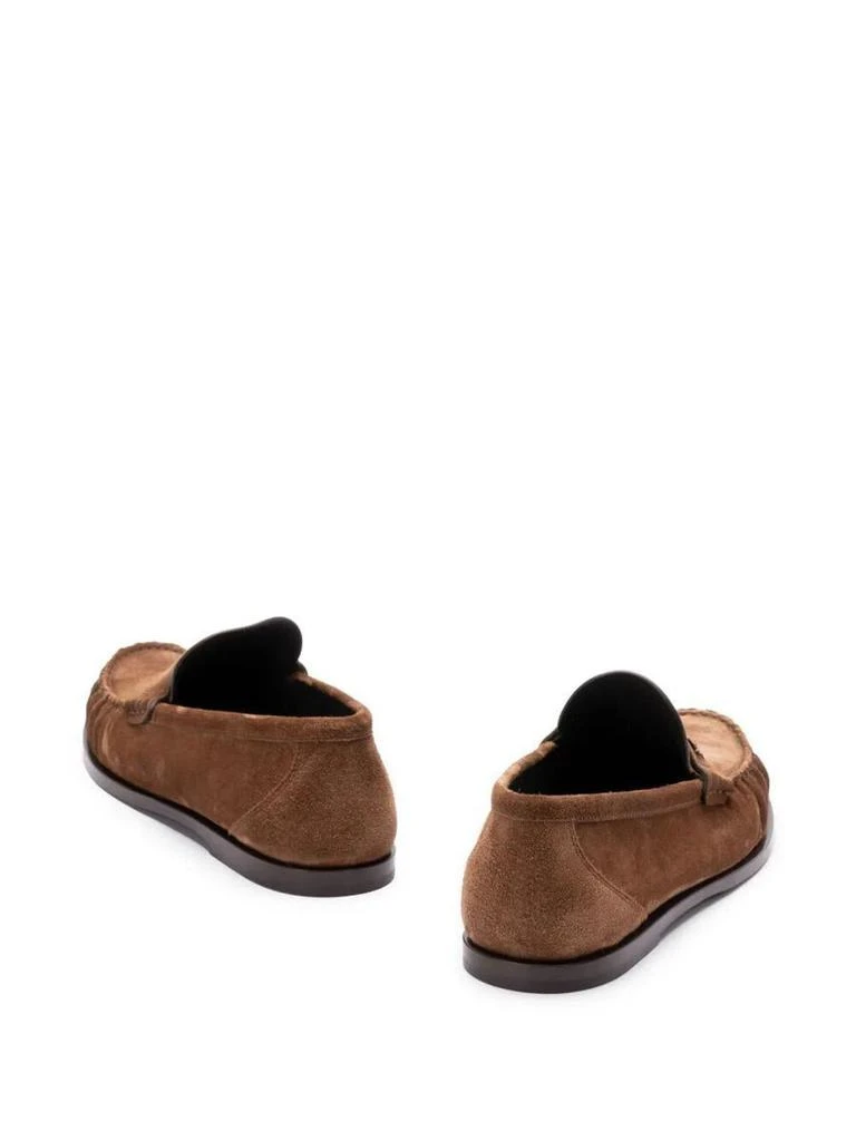 商品Yves Saint Laurent|Saint Laurent Ryan Suede Loafers Shoes,价格¥6377,第3张图片详细描述