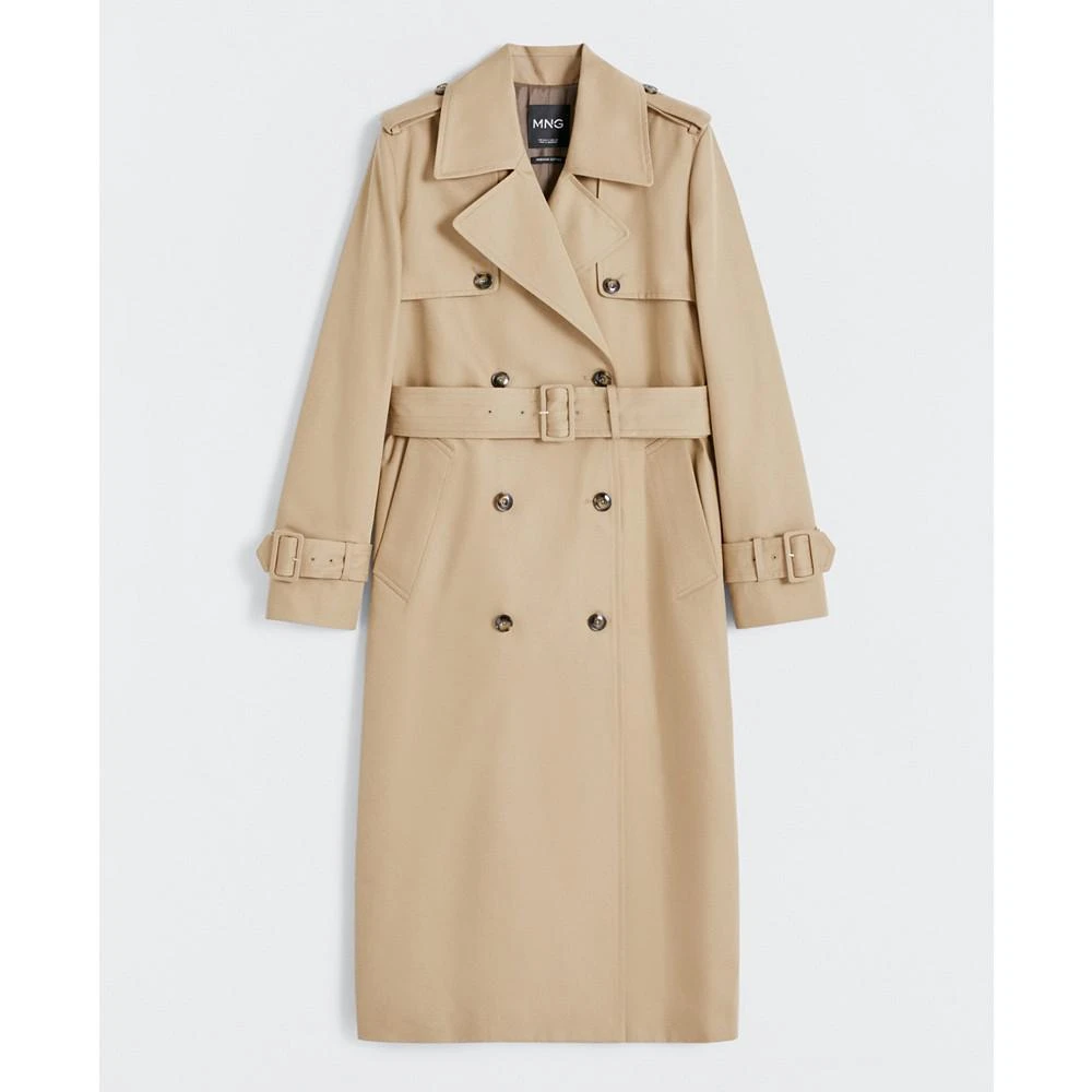 商品Mango|Women's Water-Repellent Premium Trench Coat,价格¥1495,第1张图片