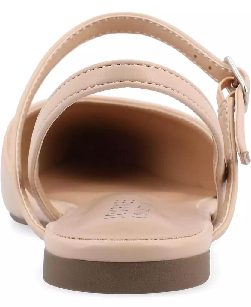 商品Journee Collection|Women's Martine Strappy Pointed Toe Flats,价格¥382,第3张图片详细描述