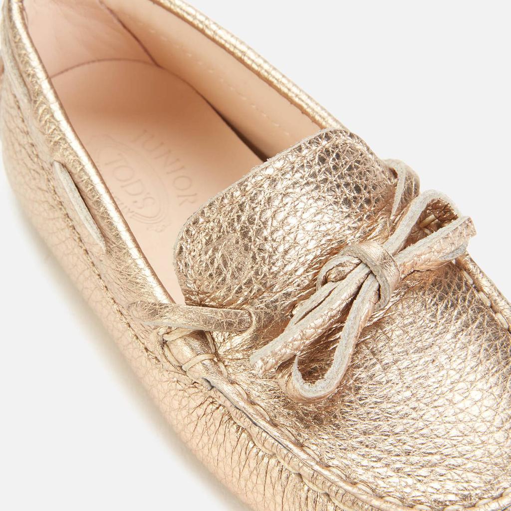 商品Tod's|Tods Toddlers' Suede Mocassin Loafers - Shimmer,价格¥612,第6张图片详细描述