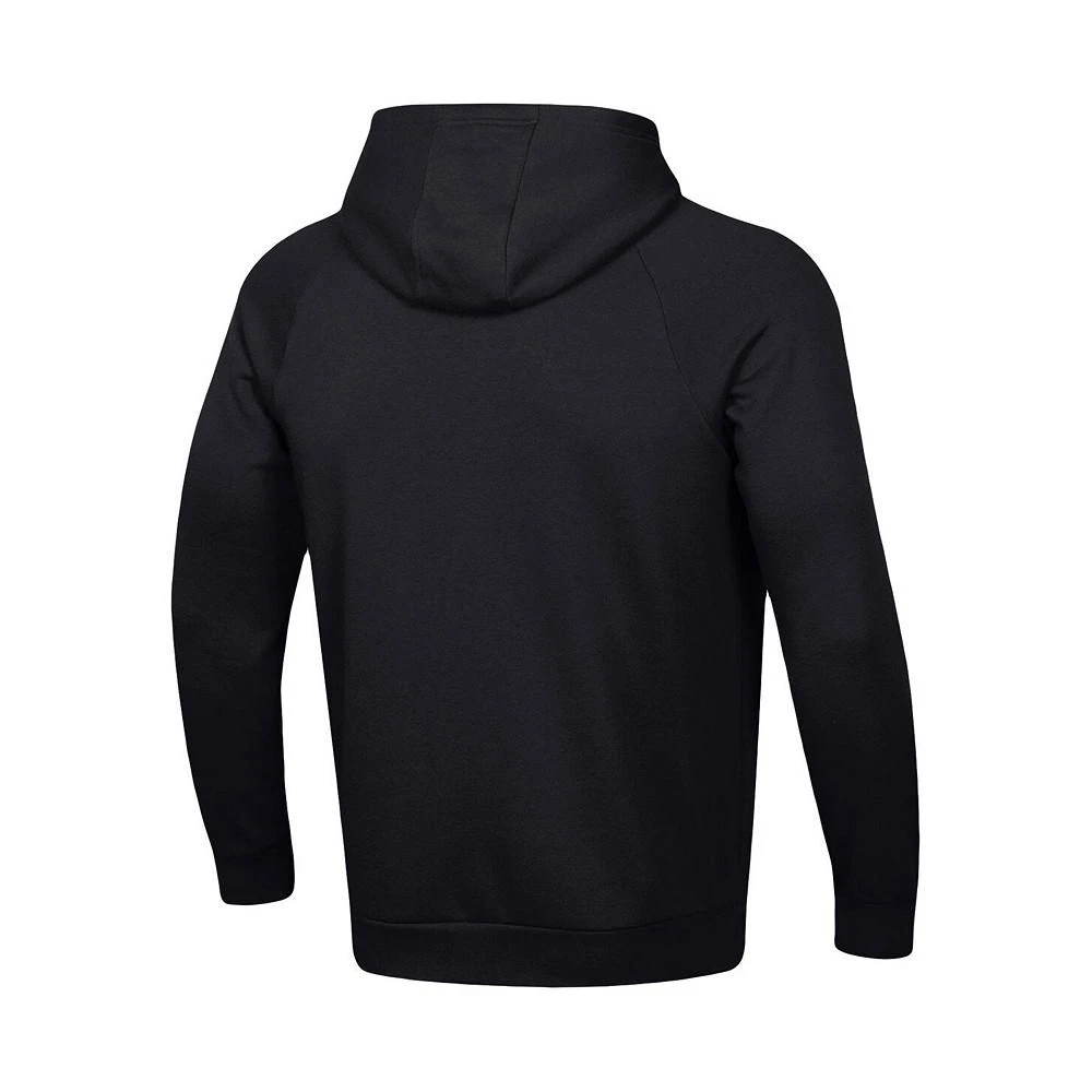 商品Under Armour|Men's Black Wisconsin Badgers Football Practice Raglan Pullover Hoodie,价格¥556,第2张图片详细描述