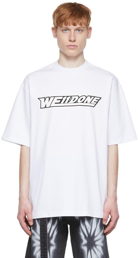 商品We11done|White Cotton T-Shirt,价格¥898,第1张图片