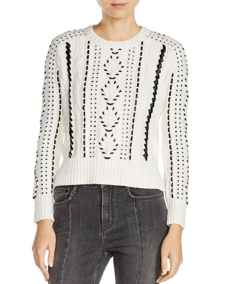 商品Maje|Mila Cable Knit Sweater,价格¥1755,第1张图片