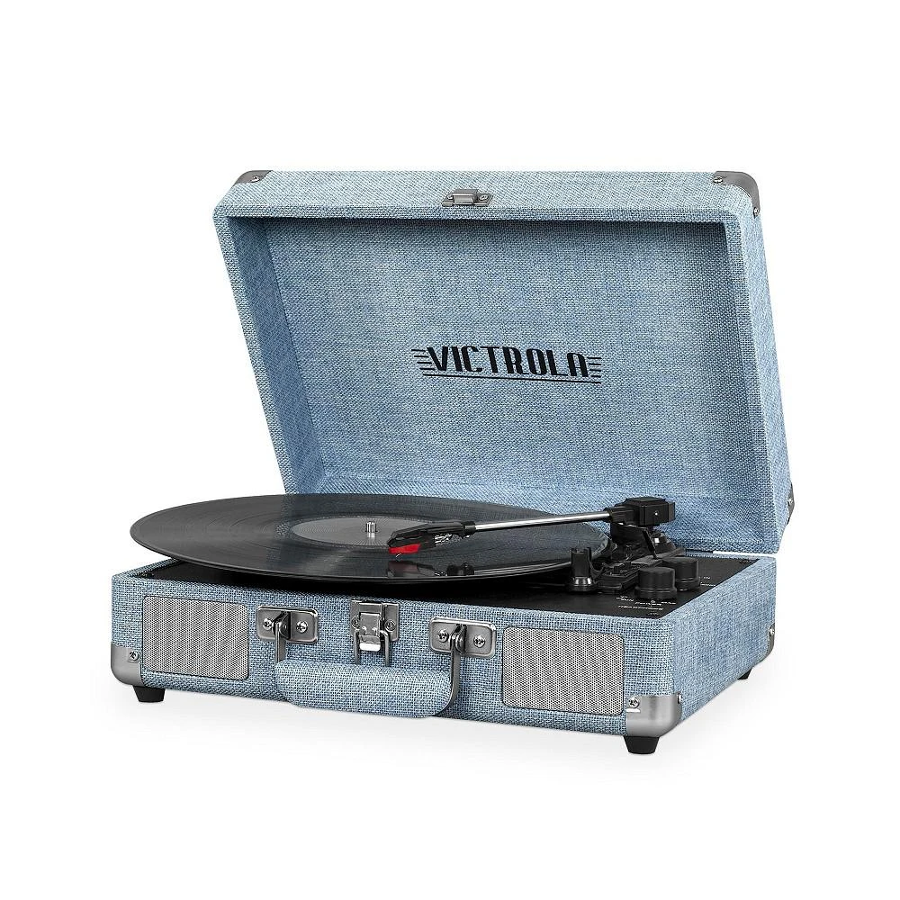 Bluetooth Suitcase Record Player with 3-speed Turntable 商品