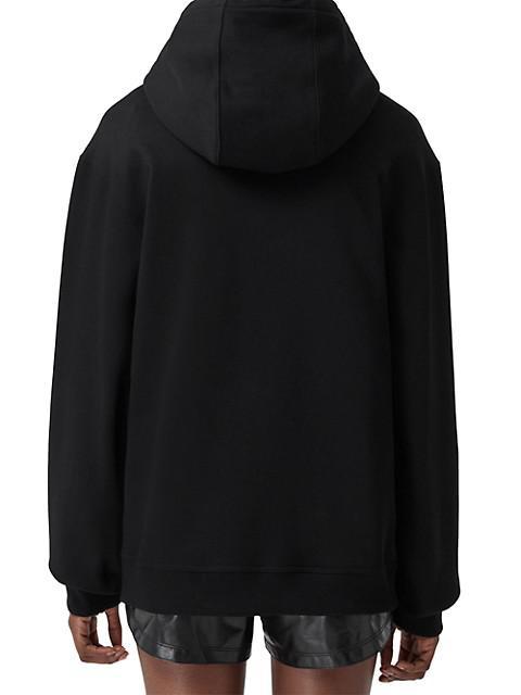 商品Burberry|Vivienne Logo-Patch Cotton Hooded Sweatshirt,价格¥6113,第6张图片详细描述
