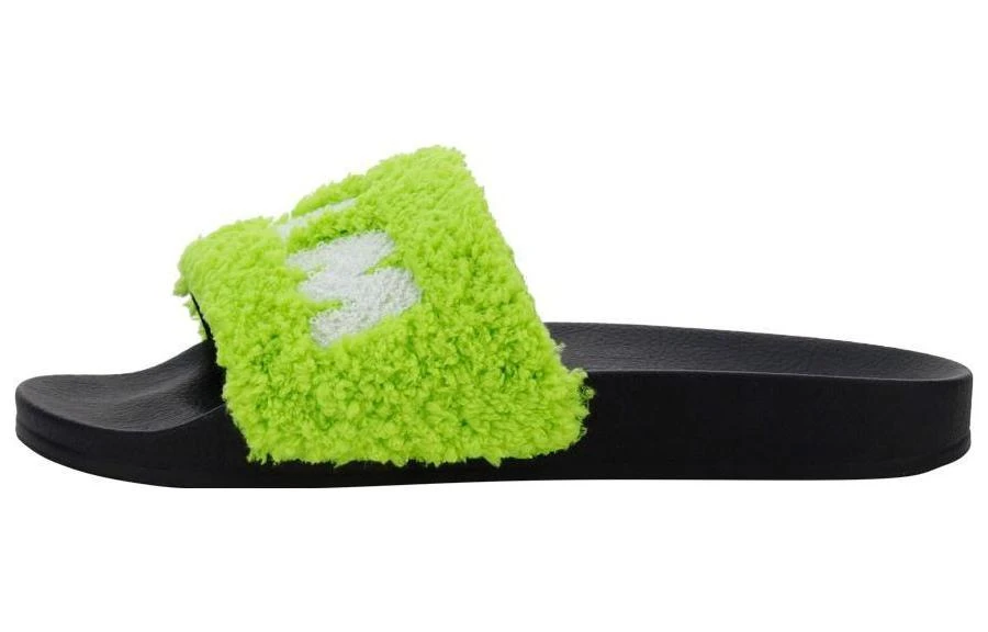 商品[国内直发] Marni|防滑耐磨 橡胶底一字拖鞋 男款 绿色,价格¥1323,第1张图片