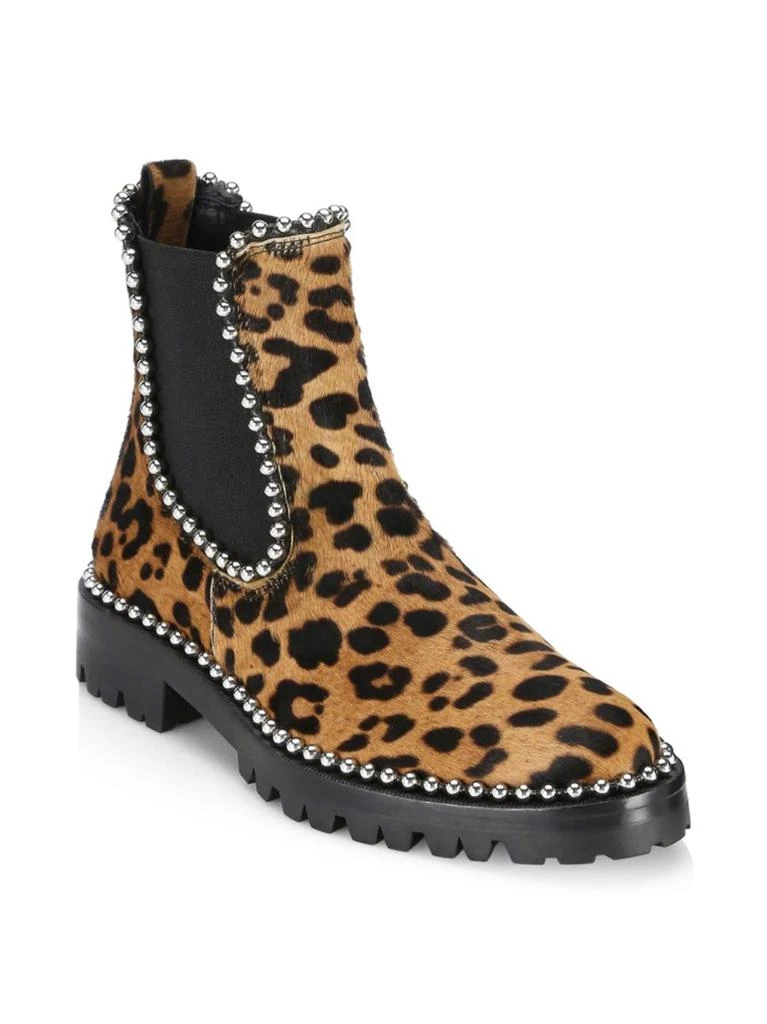 商品Alexander Wang|Alexander Wang - Spencer Leopard Print Calf Hair Chelsea Boots,价格¥3538,第2张图片详细描述