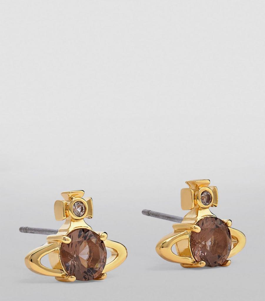 商品Vivienne Westwood|Reina Stud Earrings,价格¥759,第4张图片详细描述