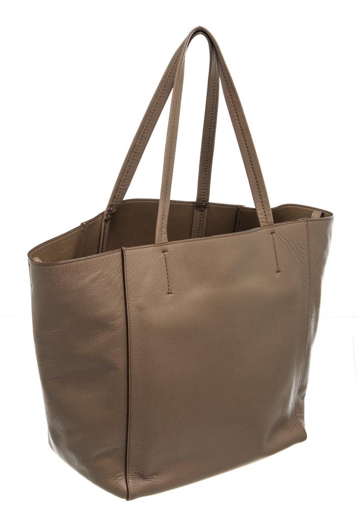 Celine Brown Leather Phantom Cabas Shoulder Bag商品第3张图片规格展示