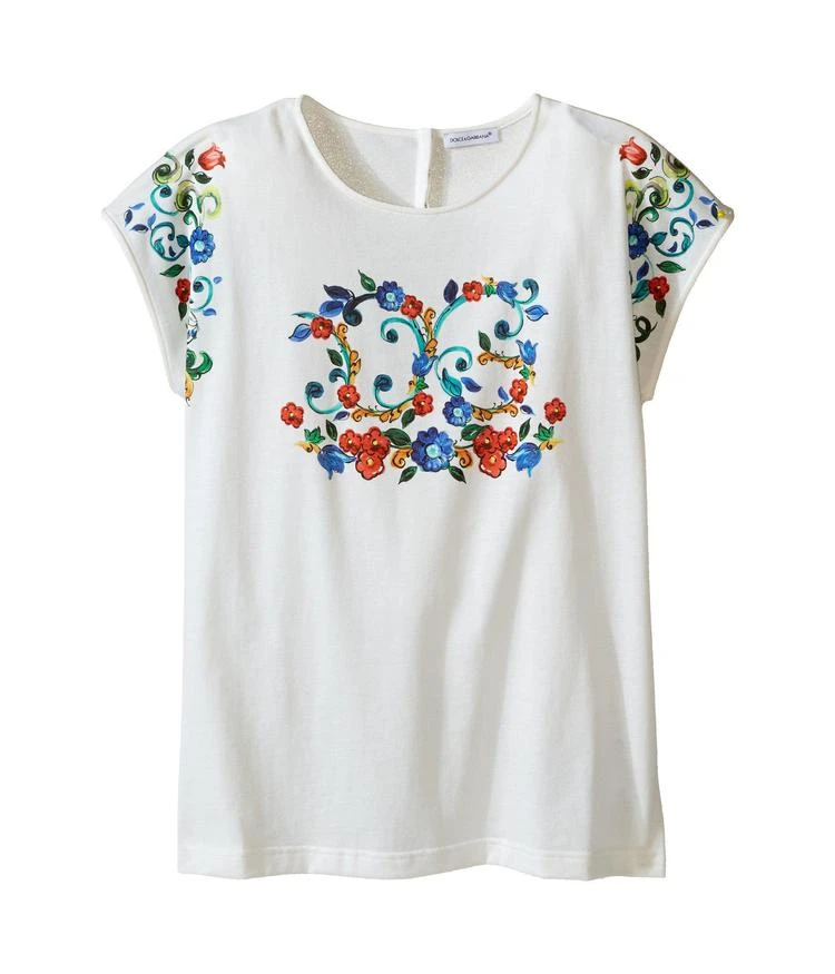 商品Dolce & Gabbana|大童Dolce & Gabbana Kids Escape Logo T-Shirt (Big Kids),价格¥834,第1张图片