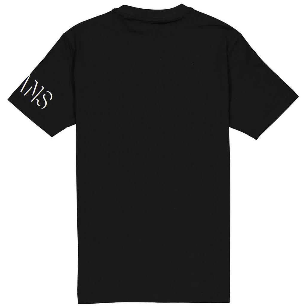 Calvin Klein Mens Black Shadow Logo Free Fit Stretch Tee, Size Large商品第2张图片规格展示