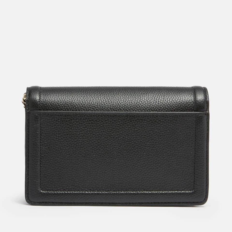 商品Kate Spade|Kate Spade New York Women's Knott Pebbled Flap Cross Body Bag - Black,价格¥1371,第3张图片详细描述
