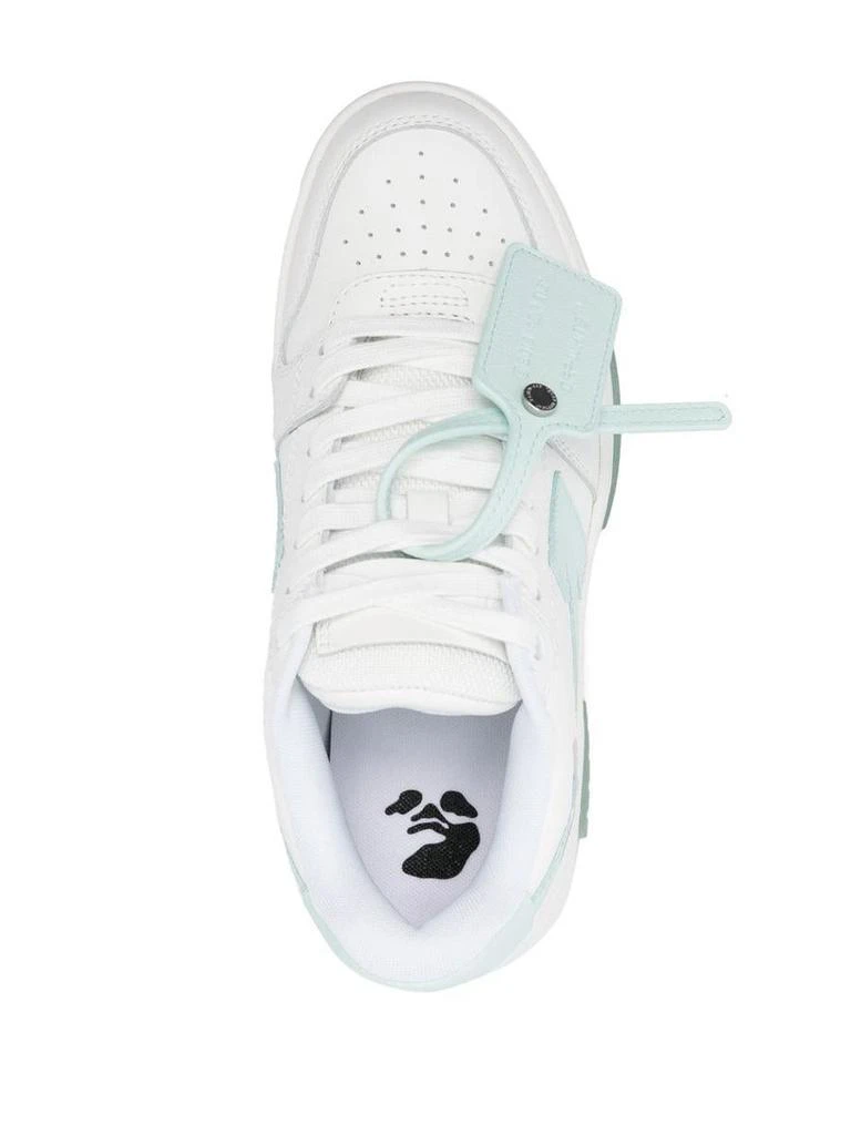 商品Off-White|OFF-WHITE Out Of Office leather sneakers,价格¥3289,第3张图片详细描述