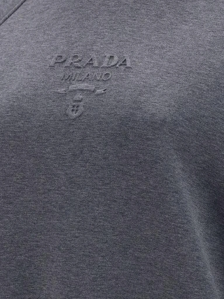 商品Prada|Prada women's grey other materials sweatshirt,价格¥9769,第3张图片详细描述