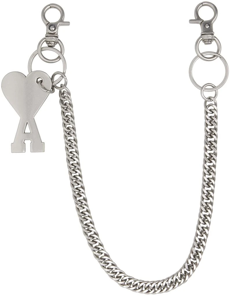 商品AMI|Silver Ami de Cœur Keychain,价格¥1394,第2张图片详细描述