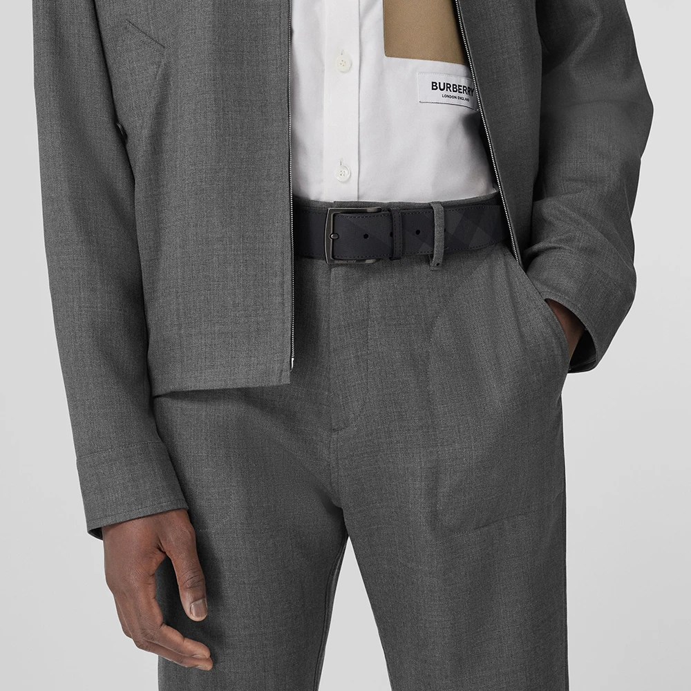 BURBERRY 黑色男士腰带 8057670 商品