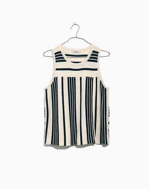 商品Madewell|Stripe-Play Sweater Tank,价格¥317,第4张图片详细描述